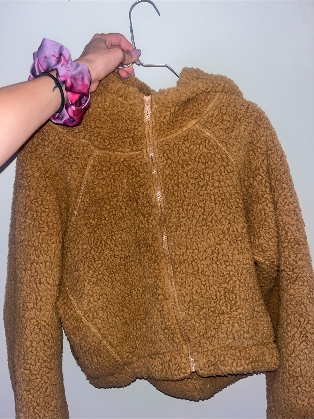 wild fable Camel Teddy Sherpa Zip Jacket